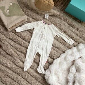 Magnetic Me organic cotton pointelle magnetic parent favorite footie